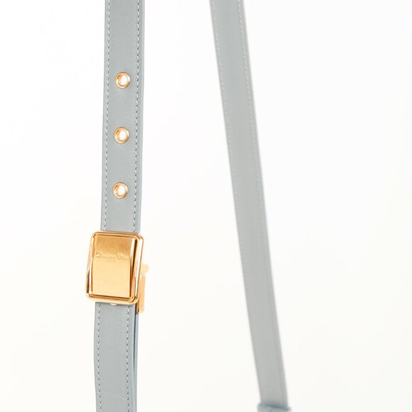Christian Dior Bobby Blue Calfskin Leather Crossbody Bag - Picture 7 of 15